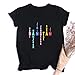 Tshirts for Bangtan Boys Women Sleeve Member Name Letter Printed T-Shirt Merchandise for Korean POP Merch (Name, X-Large, Black)
