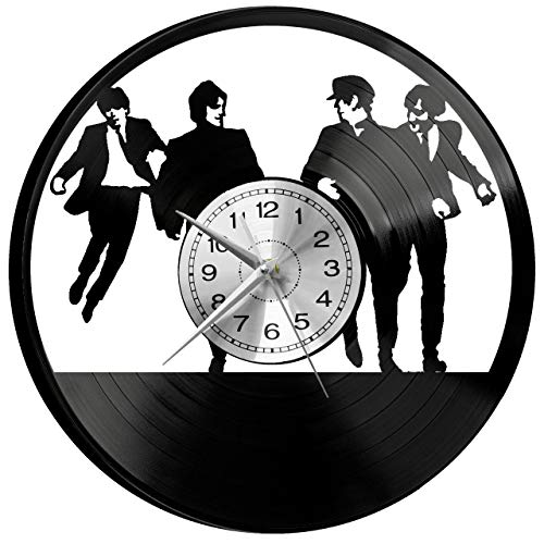 The Beatles Horloge murale en vinyle avec disque vinyle rétro Grande horloge style pièce Décoration d’intérieur Cadeau… - Les Beatles, Paul McCartney, John Lennon, RIngo Starr, George Harrison The Beatles Horloge murale en vinyle avec disque vinyle rétro Grande horloge style pièce Décoration d'intérieur Cadeau… – Image 3