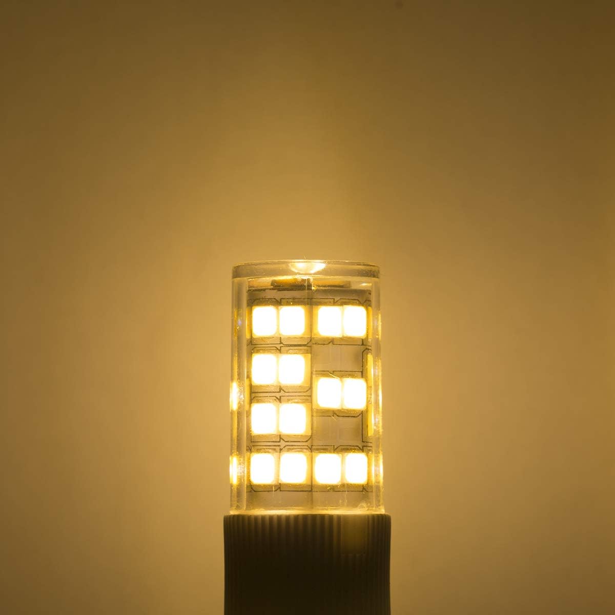 LED Light Bulbs E17 Base 60W Equivalent, JandCase 6W, 600lm, 33000K, Bulbs for Ceiling Fan, Not Dimmable, 2 Pack