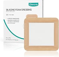 Vista 15 de Dimora - Apósito de espuma de silicona impermeables con borde adhesivo, superabsorbentes y transpirables para el cuidado de heridas para pieles