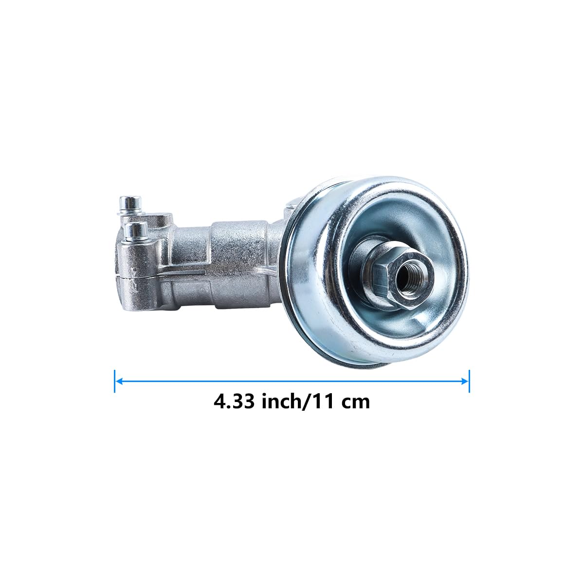 Ubric Cabezal de engranaje de repuesto para cortacésped, 10 dientes, 24 mm