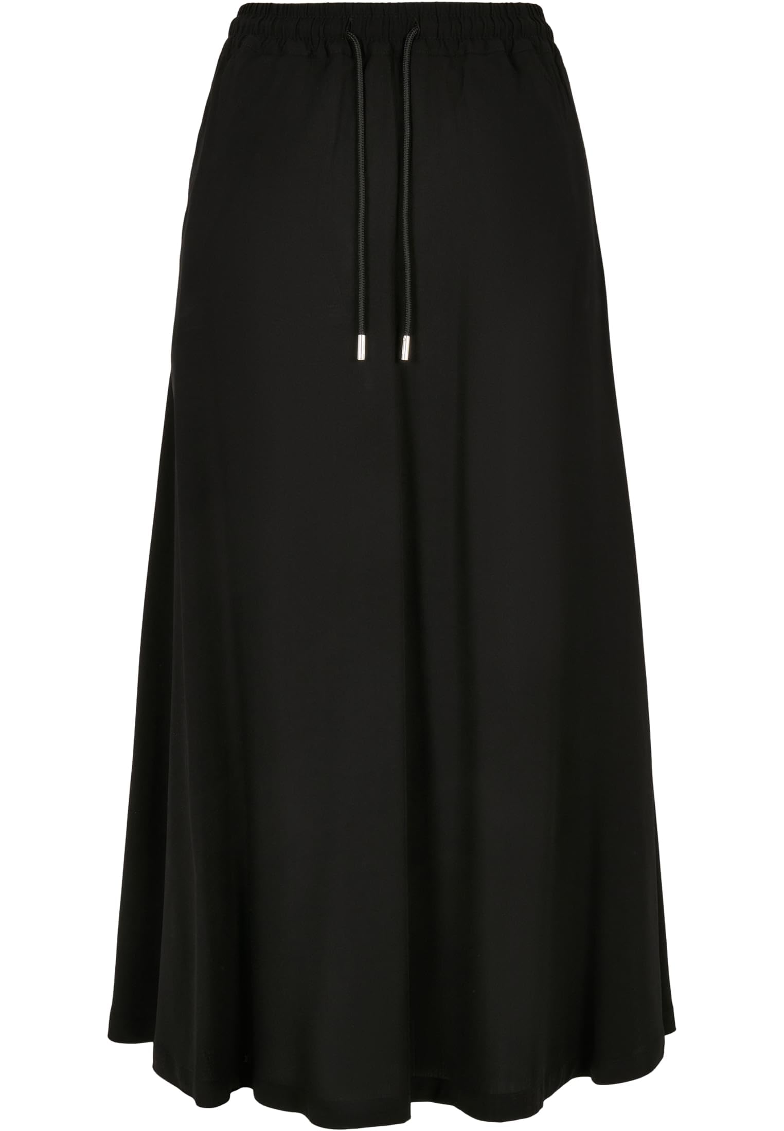 Urban Classics Ladies' Viscose Midi Skirt Donna Gonna Lunga Nero 100% Viscosa