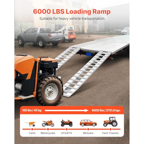 Rampas de carga de aluminio 94 x 15 in 6000 Lbs miniatura 3