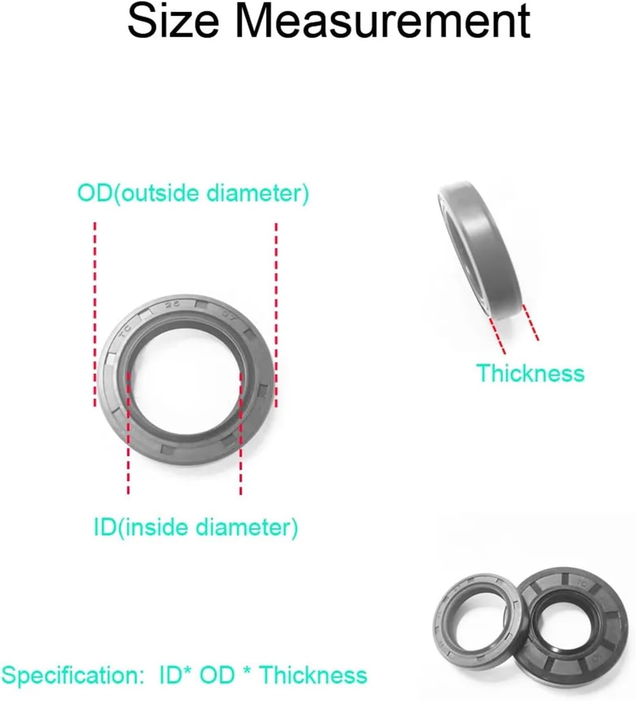 ID 52mm 54mm NBR Rubber Skeleton Oil Seal TG/TC-52/53/54 * 60/62/63/64/65/68/70/72/74/75/78/76/80/82/85/90/100 * 7/8/9/10/11/12/13mm(52x85x9mm)