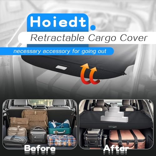 Hoiedt Cargo Trunk Cover Compatible with Honda CRV 2017-2022 Retractable Luggage Security Rear Shade Cover Waterproof Anti-UV Privacy Protection by Hoiedt - Used condition - Image 6