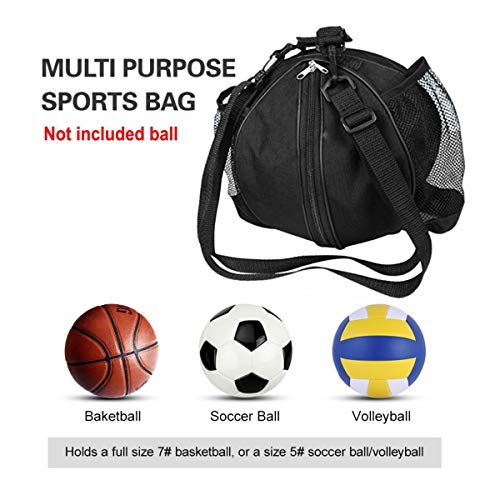 JZK Nera Borsa a Tracolla Porta Pallone Basket