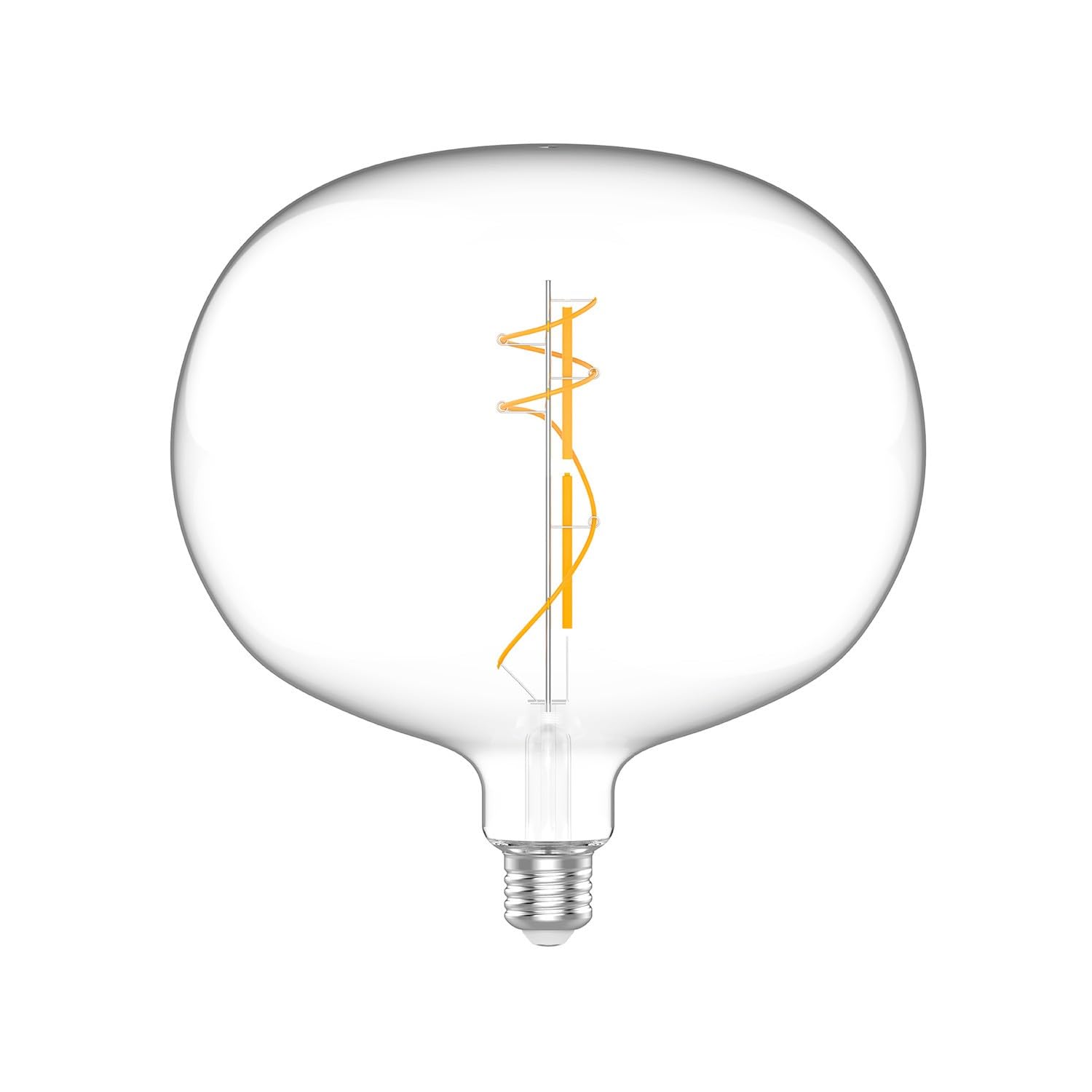 Lampadina LED Trasparente 10W 1100Lm E27 2700K Dimmerabile (Trasparente Ellipse 220)