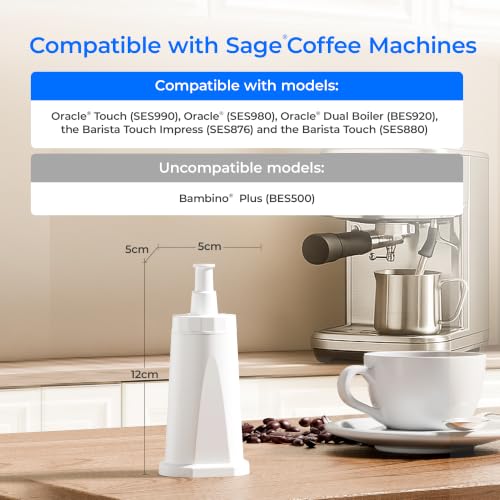 Waterdrop Wasserfilter Ersatz für Sage® Wasserfilter, Barista Express (12) – Ansicht 3