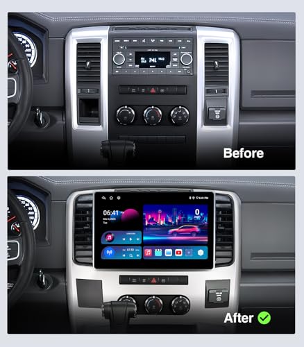 Radio para Dodge Ram 13.1" Android 13 IPS Touchscreen miniatura 2