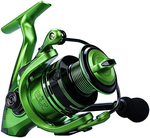 YONGZHI Bulnt Fishing Reels,13+1BB Light Weight and Ultra Smooth Powerful Spinning Reels for Saltwater and Freshwater Fishing-1000G