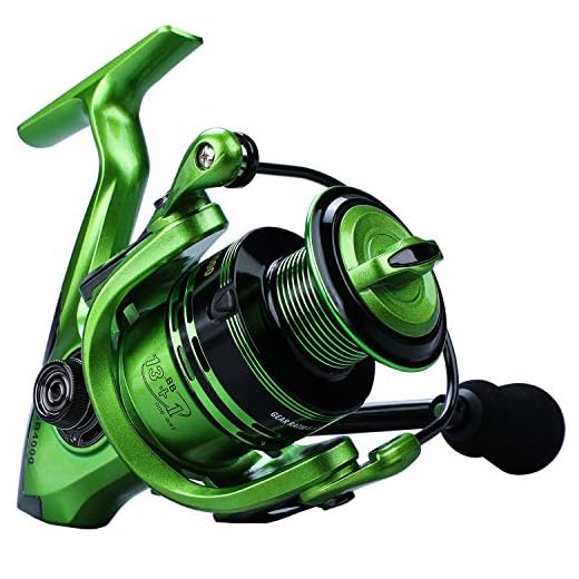 YONGZHI Bulnt Fishing Reels,13+1BB Light Weight and Ultra Smooth Powerful Spinning Reels for Saltwater and Freshwater Fishing-1000G