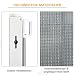 PawHut Hunde Türschutzgitter Treppenschutzgitter Treppenschutz Sicherheitstrennwand Trennwand Türschutz Treppenschutzgitter ausziehbar treppenschutzrollo Rollo Einrollbar PVC Grau 115 x 82,5 cm