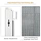 PawHut Hunde Türschutzgitter Treppenschutzgitter Treppenschutz Sicherheitstrennwand Trennwand Türschutz Treppenschutzgitter ausziehbar treppenschutzrollo Rollo Einrollbar PVC Grau 115 x 82,5 cm