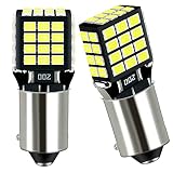 EBAIFUN BAX9S 12V 24V Super Bright 6000K White LED Reverse Back-up Brake Tail Side Marker Light and