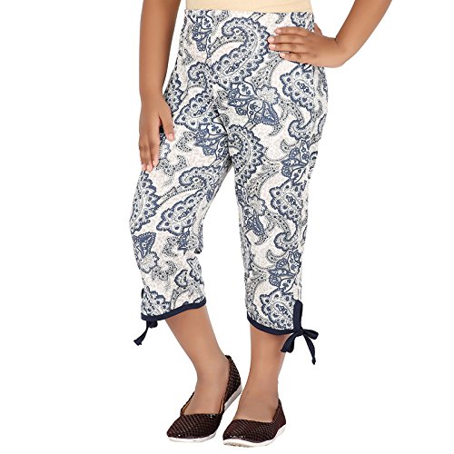 FICTIF Girl's Blue Color Capri (FGCEE NA Mango-5-6) 1