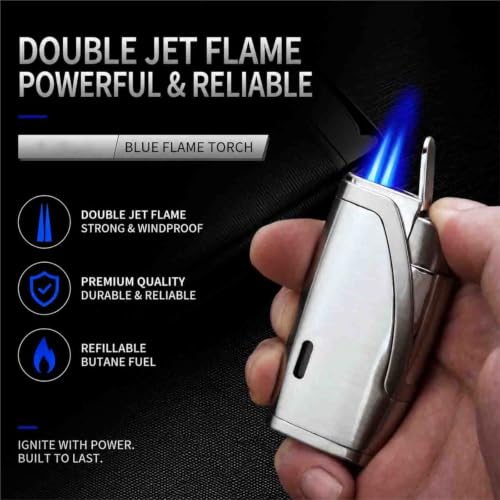 Encendedor de butano con llama ajustable soplete recargable B 3