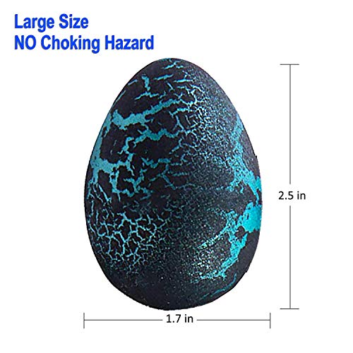 24 Pcs Large Hatching Dinosaur Eggs Easter Party Favors, Easter Egg Filled Toys for Kids Toddlers Grow in Water Dinos Egg Science Kits, Goodie Bag Stuffers, Classroom Prizes, Easter Basket Stuffers - Image 3