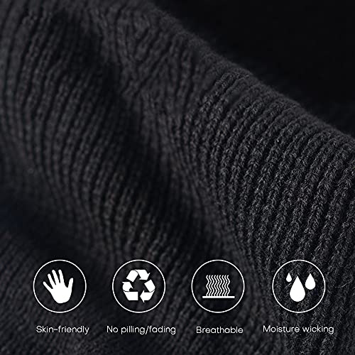 Máscara facial térmica à prova de vento 3 furos de malha de inverno para ciclismo Máscara Aquecedor