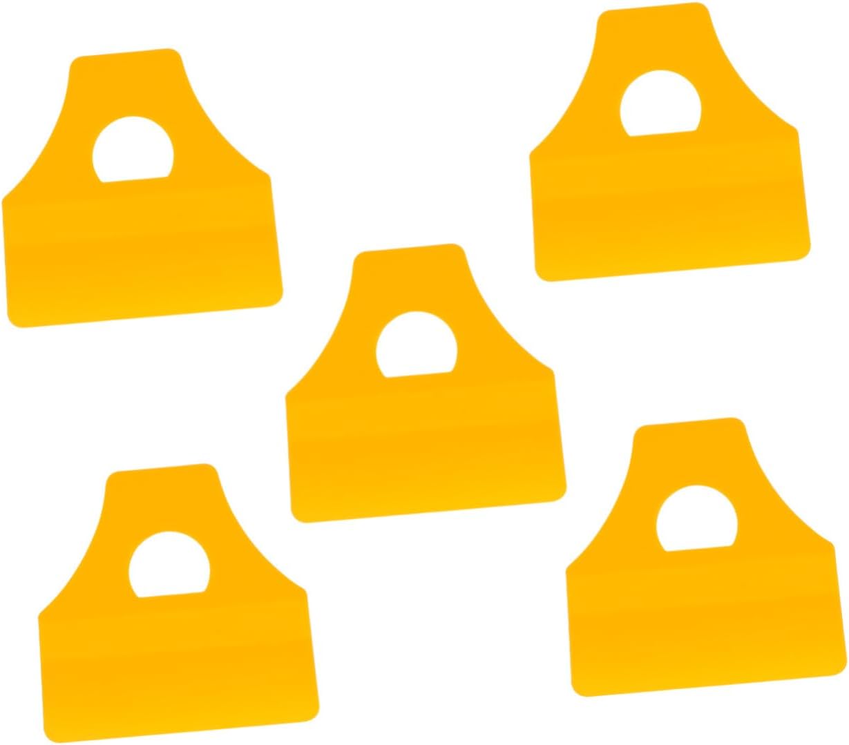 5pcs Soft Squeegee Car Film Applicator Tool Flexible Plastic Scraper for Decals Wall Stickers and Vinyl Wraps Non-damaging Durable Easy to Use