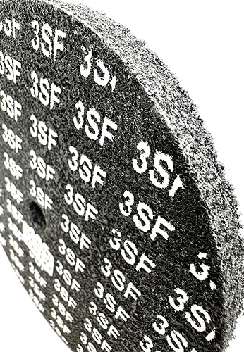 Image of EXL Unitized Wheel, Silicon Carbide, 6 inch Diameter x 1 /2 inch Wide x 1 /2 inch Arbor, 3S Fine | (Pack of 1)
