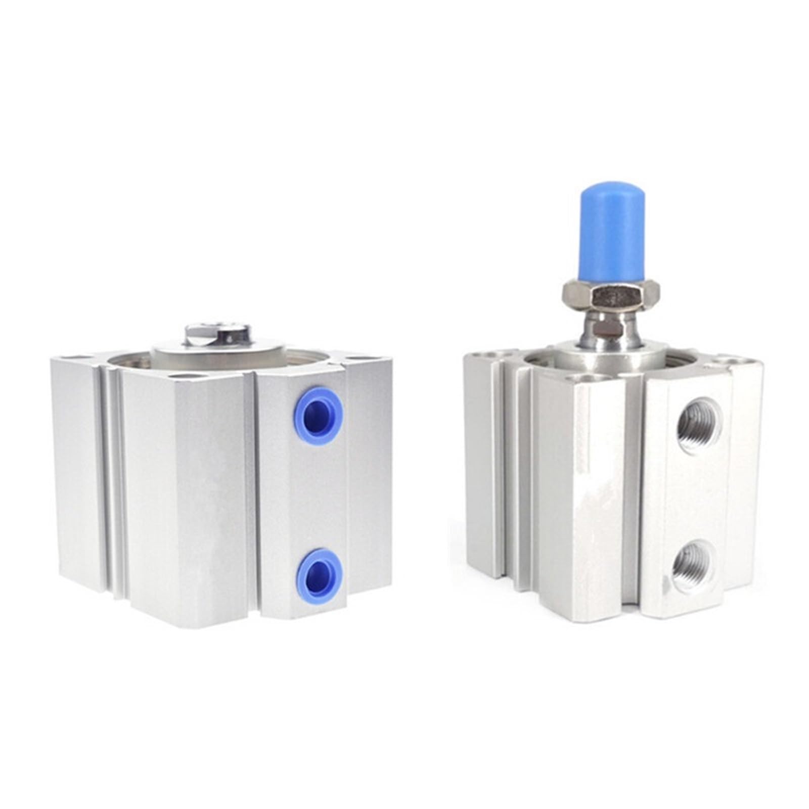 Kompaktowy cylinder pneumatyczny serii SDA, otwór 32 mm, skok 5-110 mm (SDA32X55, gwint męski)