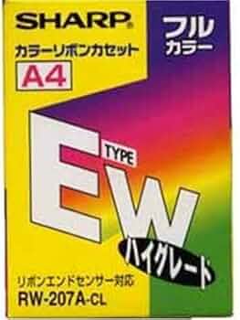 Amazon.co.jp: シャープ フルカラーリボンカセット タイプEW