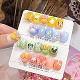 Cute Cartoon Nail Art Stickers Mick Mouse Embossed Nail Stickers 3D Self Adhesive Nail Sticker Anime