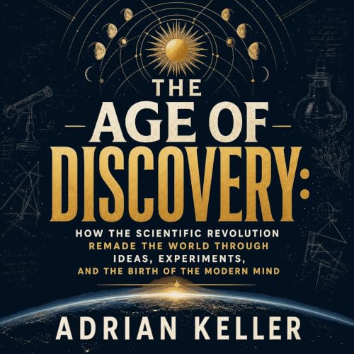 Diseño de la portada del título The Age of Discovery: How the Scientific Revolution Remade the World Through Ideas, Experimen