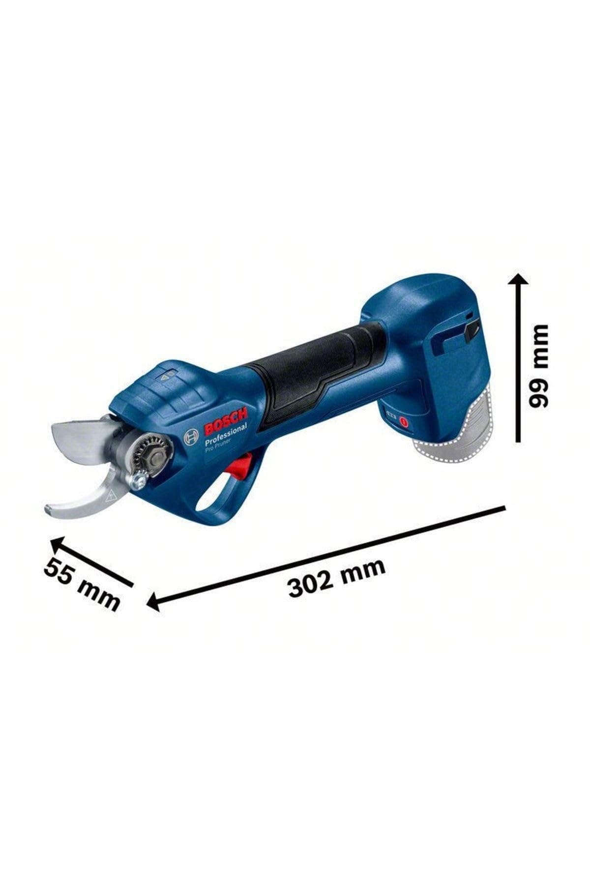 Bosch Professional System 12V: Akku-Pro-Astschere Pruner (max. Schnitttiefe in Holz (Äste) 25mm)