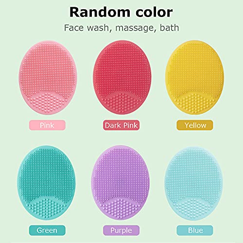 Henniu 4 PÇS Escova Facial Almofada de Limpeza de Silicone Almofada de Limpeza de Poros para Remoção