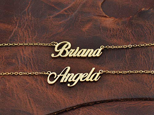 HUAN XUN Personalized Name Necklace Custom Letter Necklace for Womens3