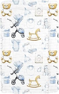 Sunnybabies Vintage Design Boys Baby Changing Mat Soft Padded Deluxe