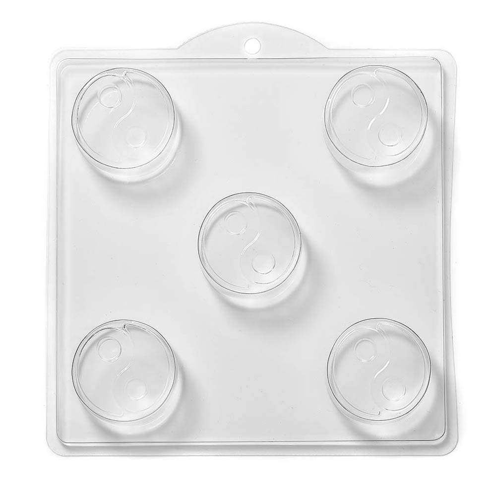 Moule Yin & Yang Savon / Bombe de Bain Moule M139 X 10 à 5 cavités