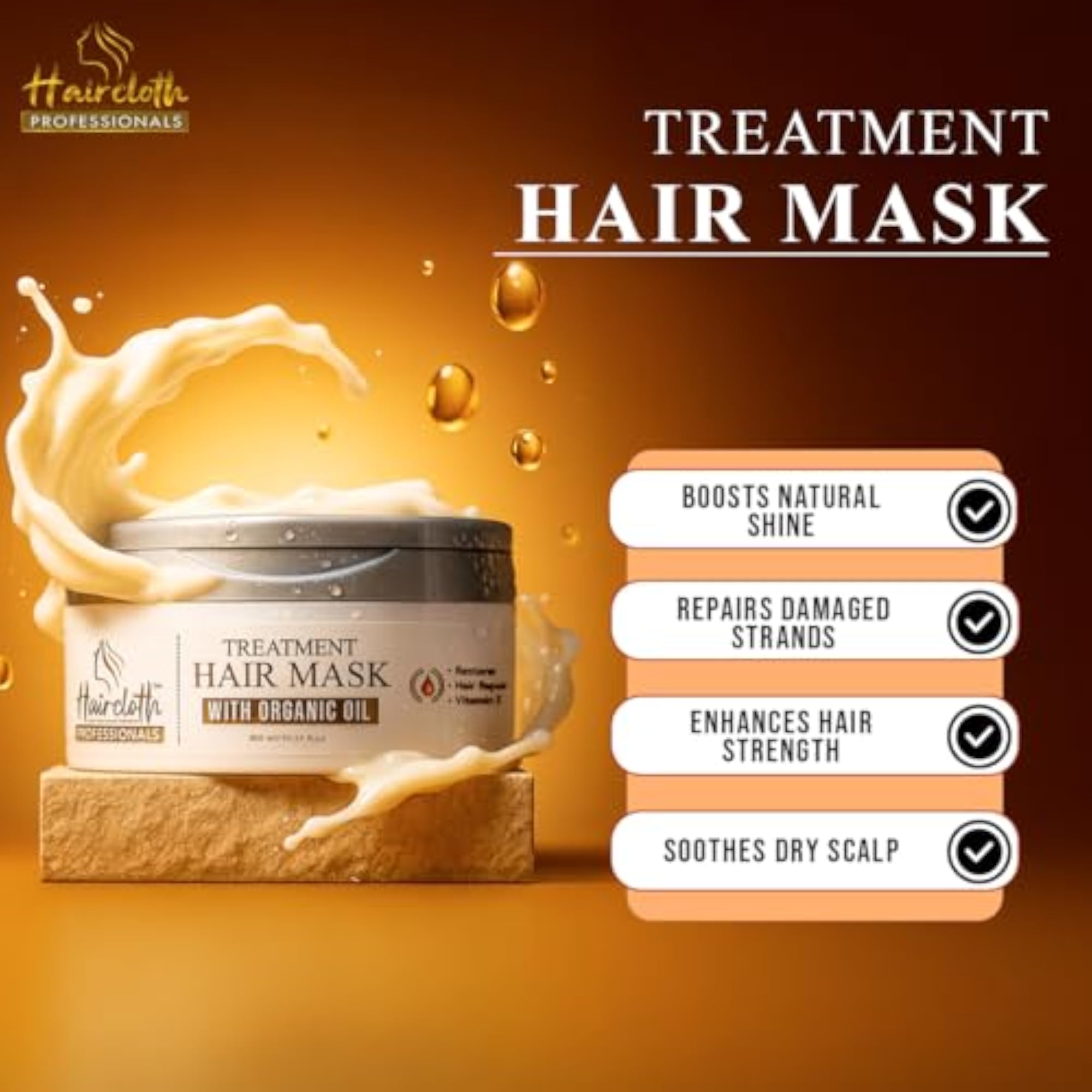 Intensive Treatment Mask for Frizzy Hair, 300ML
