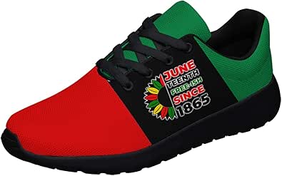 Amazon.com | Juneteenth Shoes Black Lives Matter Running Sneakers Men ...