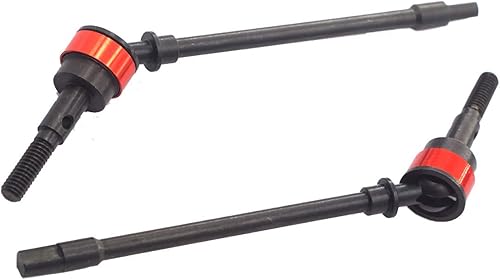 Miniatura 2 de 2 piezas Vgoohobby de acero duro CVD eje de transmisión delantero Dogbone Hop-Up piezas compatibles con Axial SCX10 1/10 RC escalada coche Crawlers