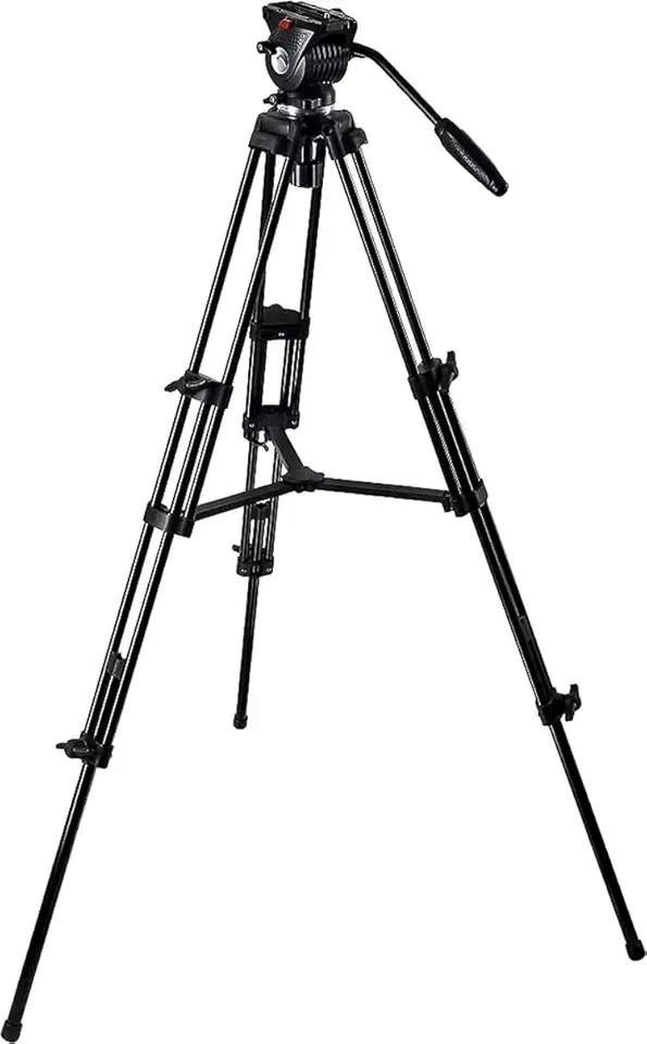 Tripé Profissional para Foto e Video com Cabeça Hidráulica, Nest NT777, Preto