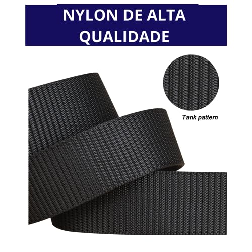 Cinto Tático Militar Com Fivela de Engate Rápido Tipo Fastem (PRETO) DZ