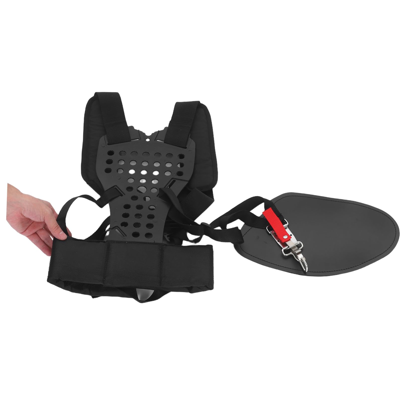 BESPORTBLE Doppia Spalla per Il Trimmer Cintura Imbottita per Spalla Trimmer Fascia di Rifinitura Regolabile Tracolla Bordata Tracolla di Ricambio Black