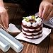 Gobesty Transparente Rollo de Pasteleria, 10 cm/15 cm 2 rollos Rollo de...