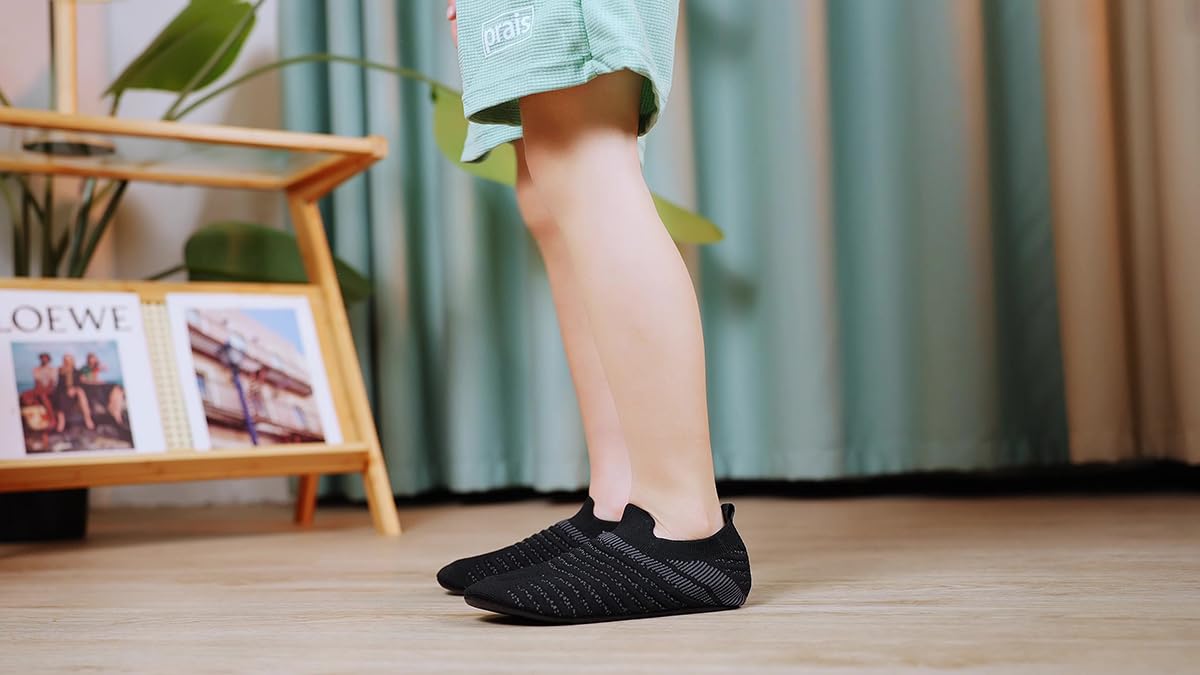 ditont Pantofole per bambini, antiscivolo, leggere, comode, per interni, casa, casa, scarpe per ragazzi e ragazze