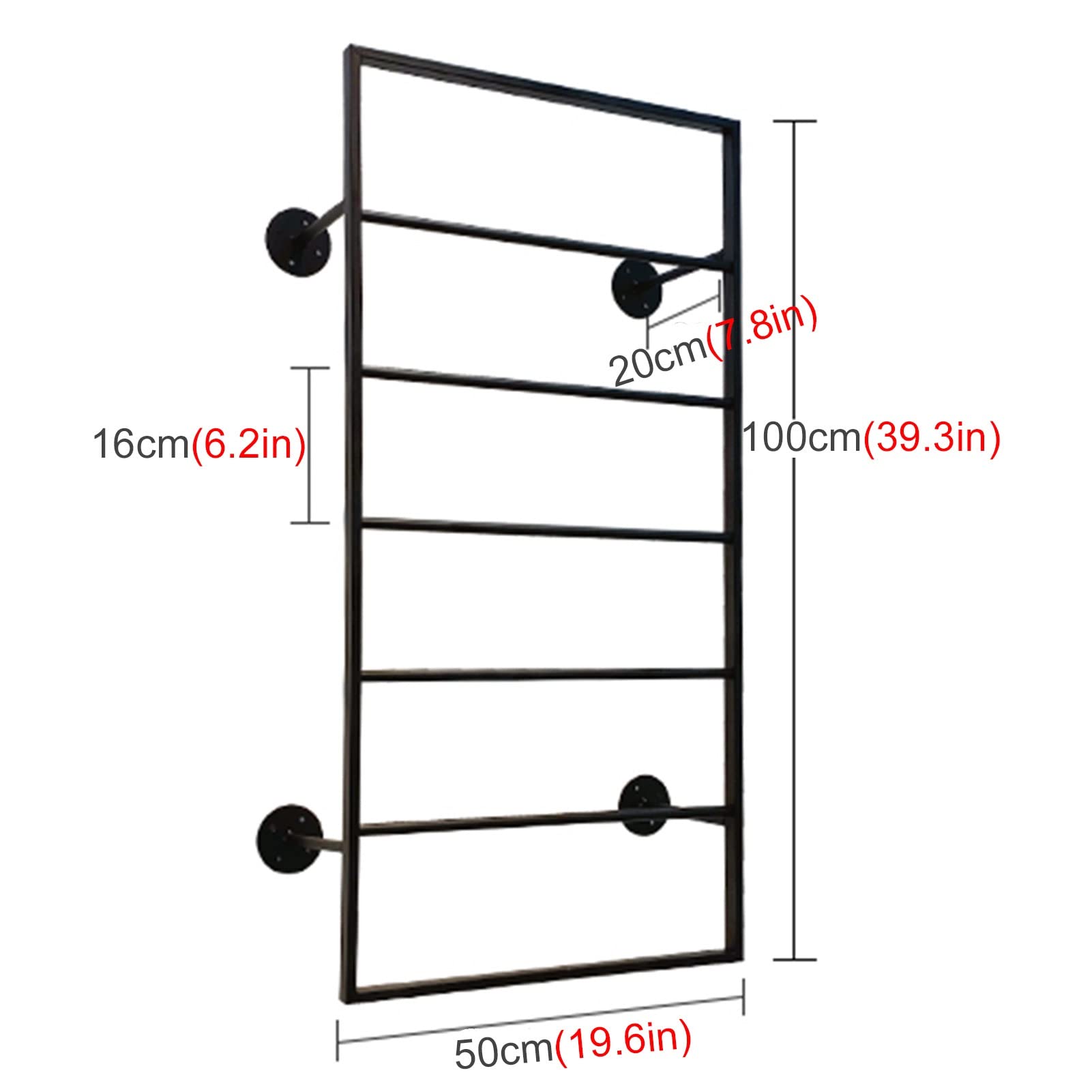 Estantes de Pared para Bufandas, Organizador de pañuelos, Soporte para Pantalones, Corbatas, pañuelos, pañuelos, Papel de Regalo
