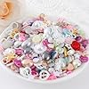 Chenkou Craft Random 100g/lot (Around 400pcs) 4-20mm Half Round Imitation Pearls Seastar Bow Rose Rhinestone Flat Back Pearl Bead Loose Beads (Mix 100g) #5