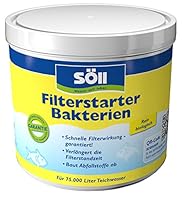 Söll 81441 FilterstarterBakterien 500 g - natürliche Filterbakterien aktivieren Biologie der Filter im Gartenteich Fischteich Koiteich Schwimmteich