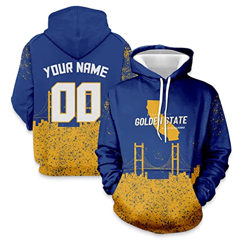 Custom Hoodies for Men Basketball City Hip Hop Pullover Gifts for Men Hooded Sweatshirt Name & Numbers Personalized