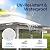 VIVOHOME Pop Up Gazebo 10x10ft Outdoor Canopy Tent with Mosquito Netting & 2 Tiers Roof for Patio Garden Backyard, Grey
