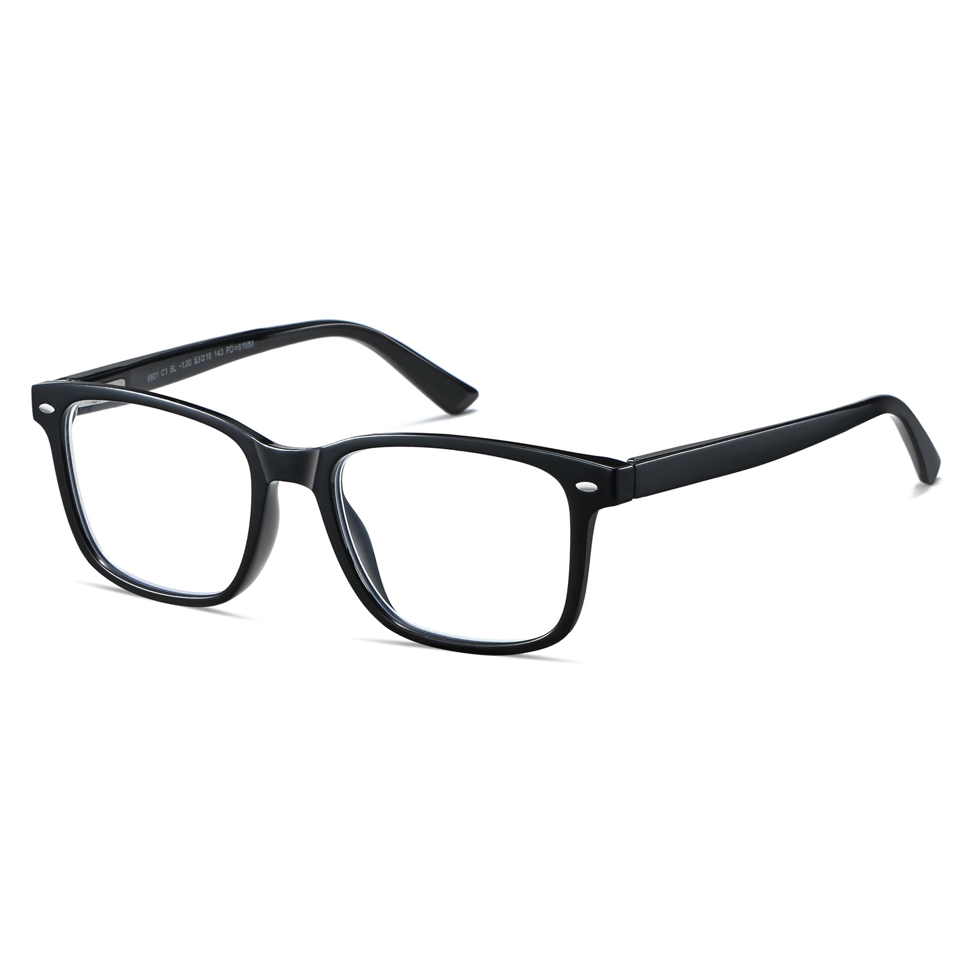 Nearsighted Myopia Glasses Mens Womens Blue Light Spring Hinge Shortsighted Distance Glasses (NOT READING GLASSES)