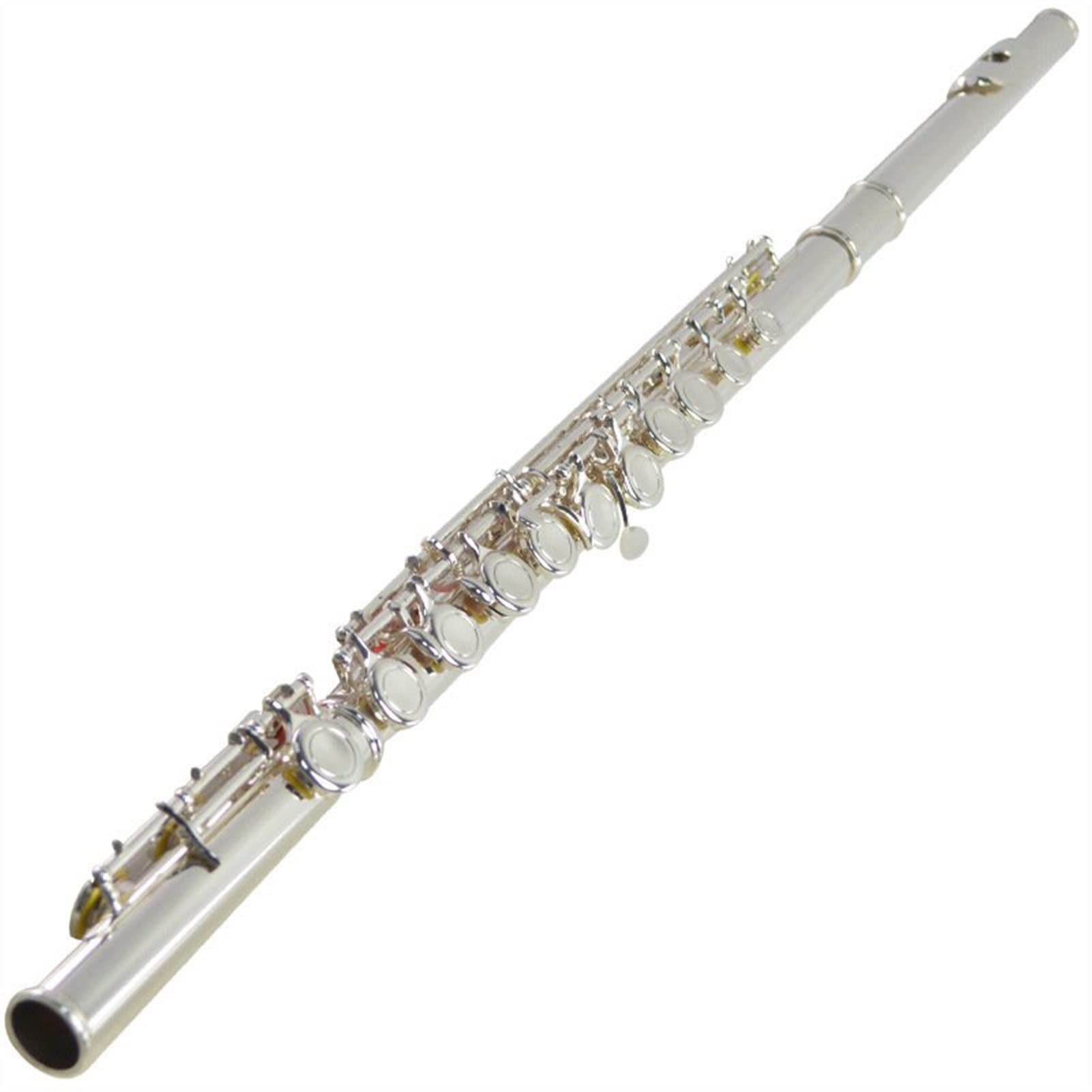 ZUZU C Key Clave De Células Cerradas De 16 Orificios Plateado Plateado De Cobre-niquelo De Aleación De Flauta De Flauta De Oro Chapado En Oro Kit Flauta