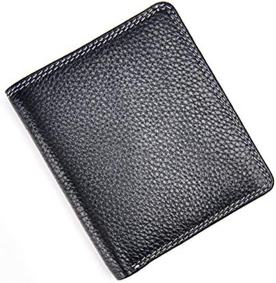 Slim Full Grain Leather Wallet for Men RFID Blocking Genuine Leather Bifold Wallet