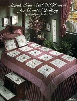 Hardcover Appalachian Trail Wildflowers for Counted Quilting (Book 12) Book